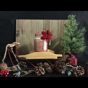 Christmas Mason jar